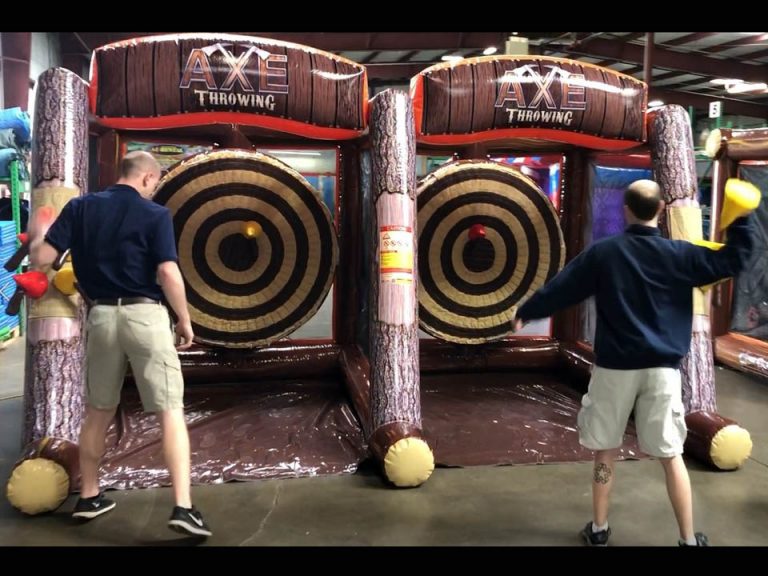 axe throwing inflatable