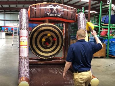 Axe throw Inflatable Cincinnati Party Rental