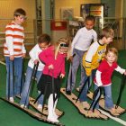 Big Foot Children's teamwork race game rental Cincinnati Ohio
