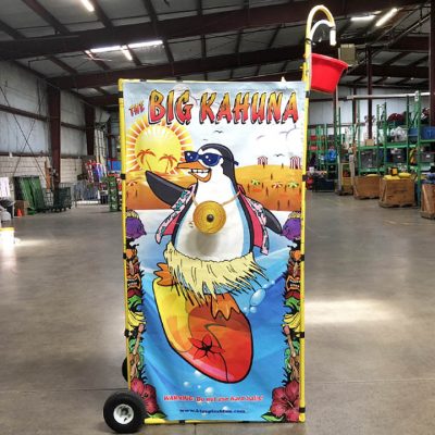 Big Kahuna Reverse Dunk Tank Bucket Dump Water Game Rental Cincinnati Ohio