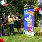 Big Splash Reverse Dunk Tank Bucket Dump Water Carnival Game Rental Cincinnati Ohio