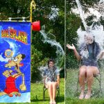 Big Splash Reverse Dunk Tank Bucket Dump Water Carnival Game Rental Cincinnati Ohio