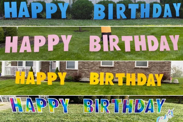 Birthday Yard Sign Rental Cincinnati Ohio