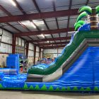 15' Blue rush Inflatable Water Slide - Wet or Dry Slide - Cincinnati, Ohio