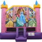 Disney Rapunzel Belle Ariel Cinderella Jasmine Tiana Princess Castle Bounce House Rental Cincinnati Ohio