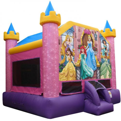 Disney Princess Castle Inflatable Bounce House Rental Cincinnati A1