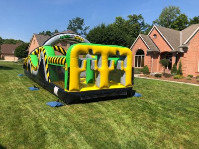 Caution Course Inflatable Obstacle Course - 35' Rental Cincinnati Ohio