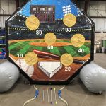 Giant Inflatable Soccer Kick Darts Bullseye Velcro Arrow Rental Cincinnati Ohio