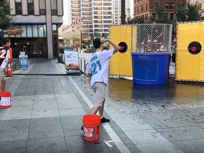 Dual Targets Dunk Tank Rental Cincinnati Ohio
