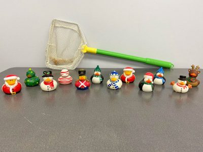 Christmas Winter themed holiday Duck Pond Carnival game rental Cincinnati Ohio