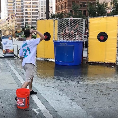 Dual Targets Dunk Tank Dunking Booth Rental Cincinnati A1