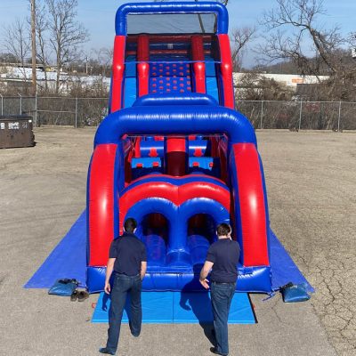 Inflatable Run & Rock Climb Obstacle Course Rental Cincinnati Ohio