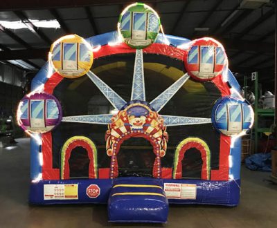 Ferris Wheel Carnival Bounce House with Lights Inflatable Rental Cincinnati Ohio