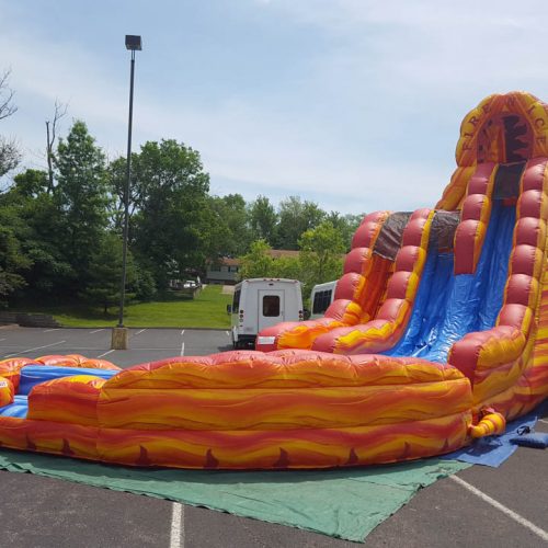Riptide 2.0 Dual Lane Inflatable Water Slide Rental Cincinnati A1 Amusement Party Rentals