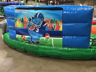 Football Fumble Inflatable Giant hungry hippo chow down rental cincinnati ohio