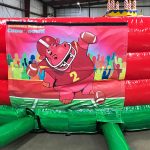 Football Fumble Inflatable Giant hungry hippo chow down rental cincinnati ohio