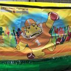 Football Fumble Inflatable Giant hungry hippo chow down rental cincinnati ohio