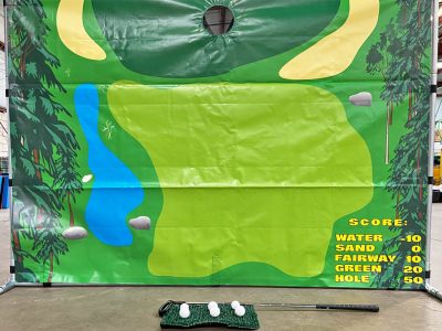 Frame Carnival Game Golf Chip Shot Challenge Rental Cincinnati Ohio