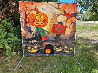 Carnival frame game pumpkin fall harvest halloween party rental cincinnati ohio