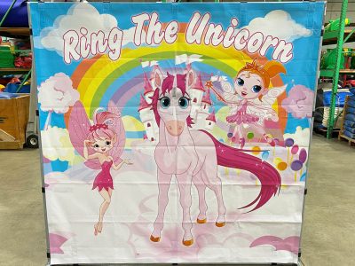 Carnival frame game ring the unicorn with fairies and rainbow rental cincinnati ohio