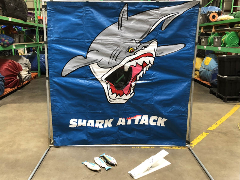 Frame Game – Shark Attack, Cincinnati A-1 Amusement Party Rentals  Inflatables Bouncehouse Games