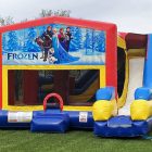 Elsa Frozen Playhouse Inflatable Bounce House and Slide Combo Rental Cincinnati Ohio