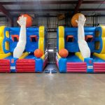 Full Court Press Inflatable Basketball Game Rental Cincinnati Ohio