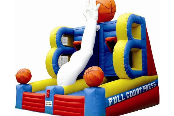 Full Court Press Inflatable Basketball Game Rental Cincinnati Ohio