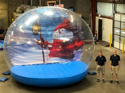 Inflatable Life Size Giant Snow Globe Rental Cincinnati Ohio