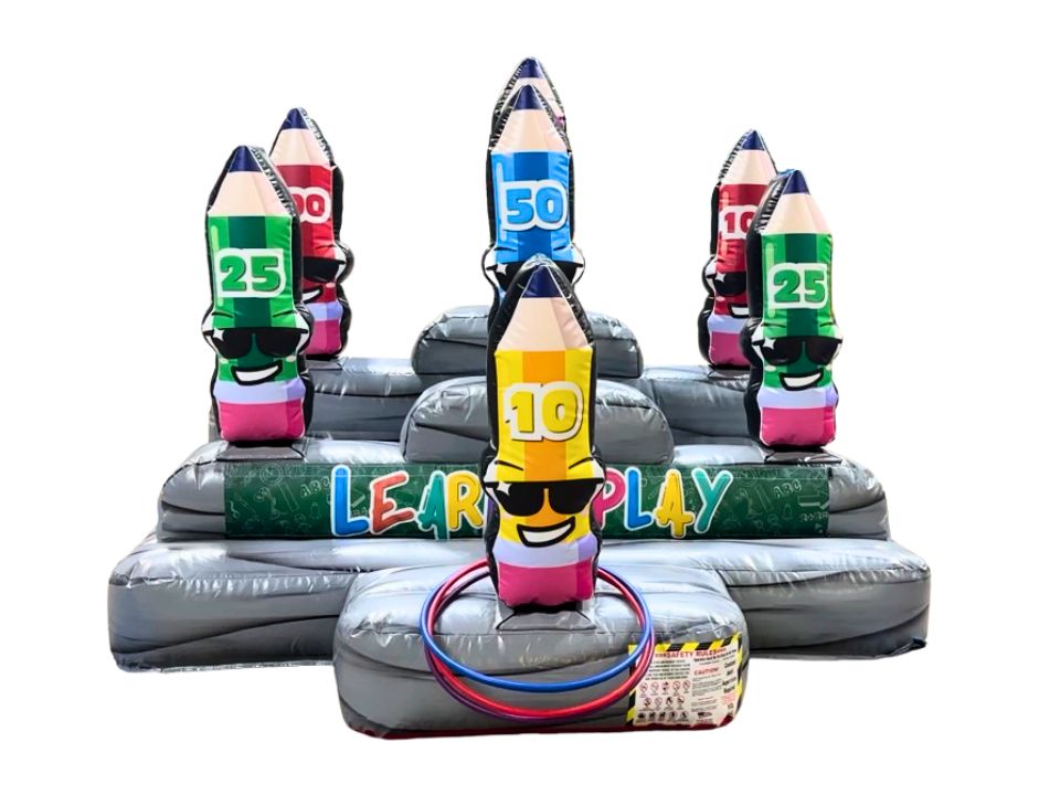 Giant Ring Toss - Colored Pencil Inflatable