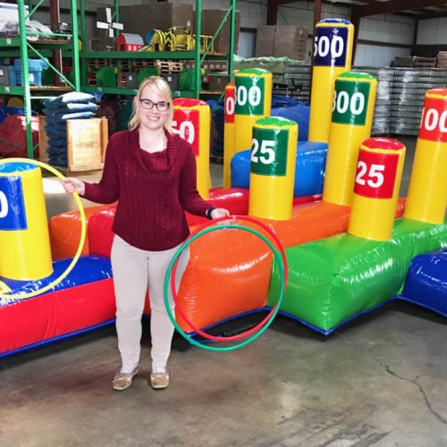 Giant Ring Toss Inflatable Game Rental Cincinnati A1 Amusement