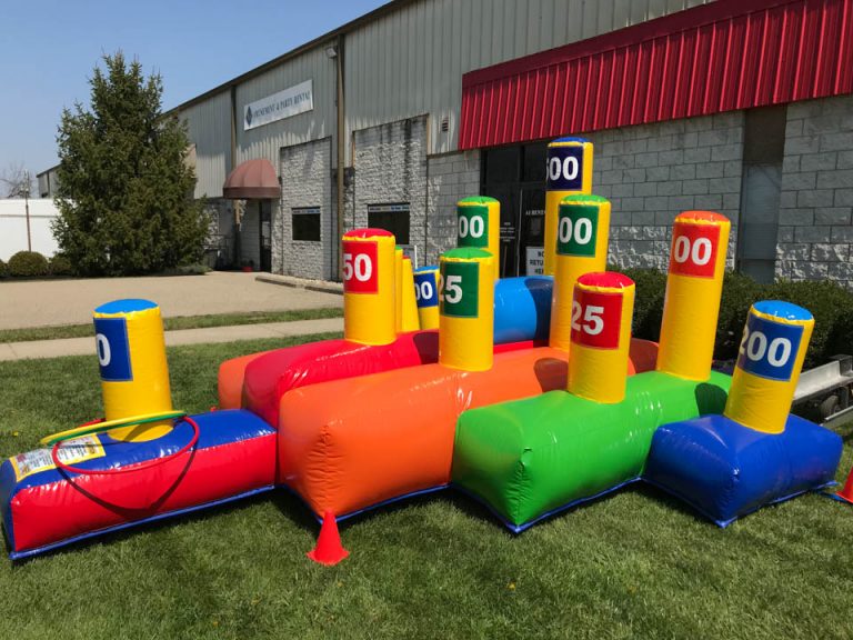 Giant Ring Toss Inflatable Game Rental Cincinnati A1 Amusement