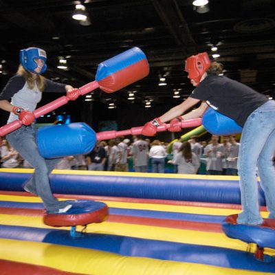 Gladiator Jousting Inflatable Game Renal Cincinnati, Ohio