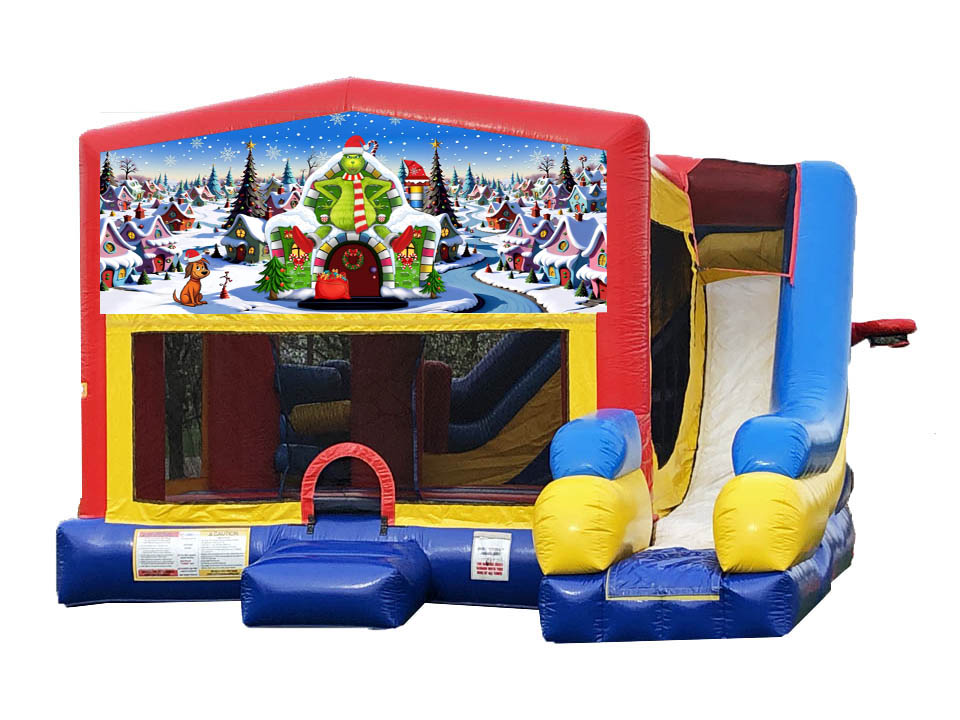 Grinch Playhouse Inflatable Combo