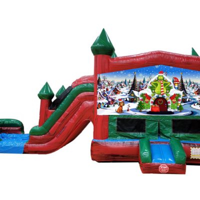Grinch Ruby Castle Inflatable Wet/Dry Combo