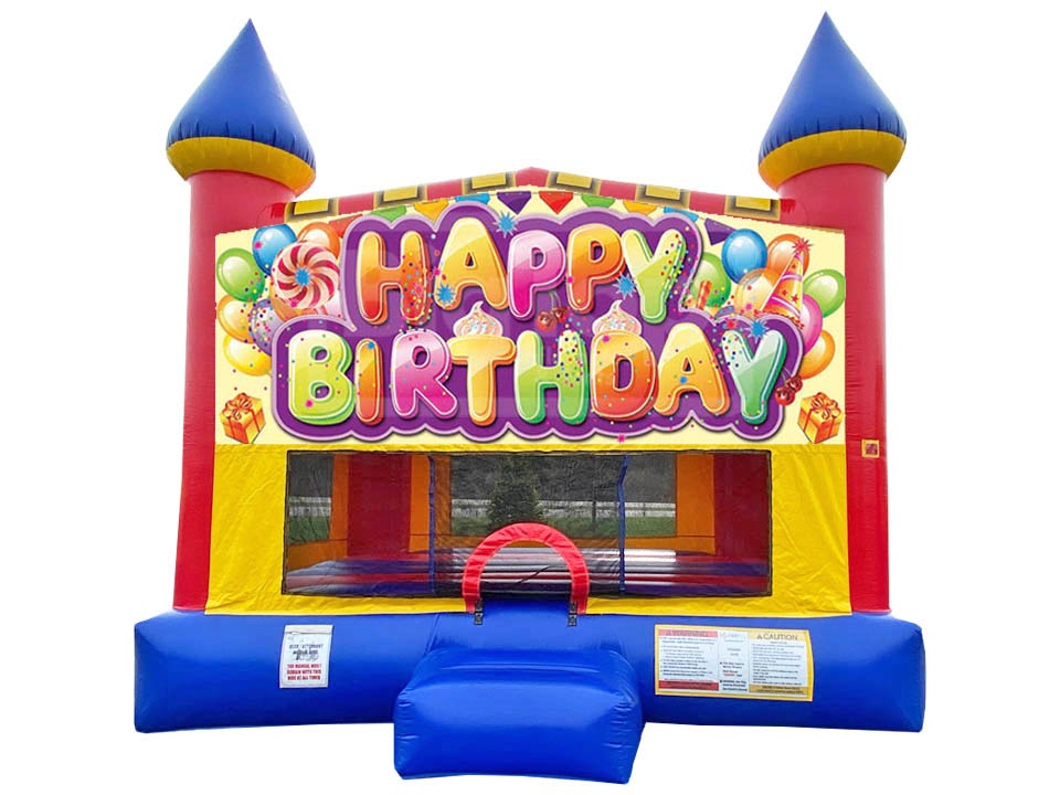 Happy Birthday Castle - Bounce House