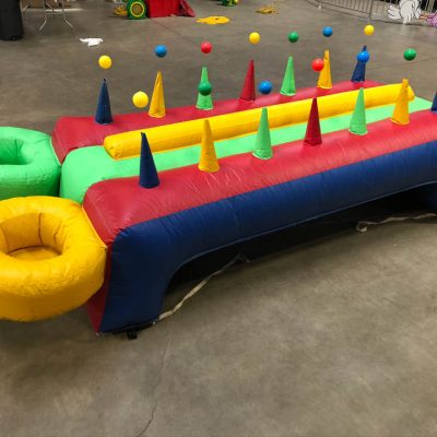 Inflatable hoverball air ball race game rental cincinnati ohio