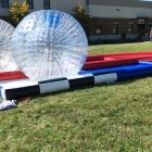 Human Hamster Zorb Ball Race Criss Cross Collision Course Rental Cincinnati Ohio