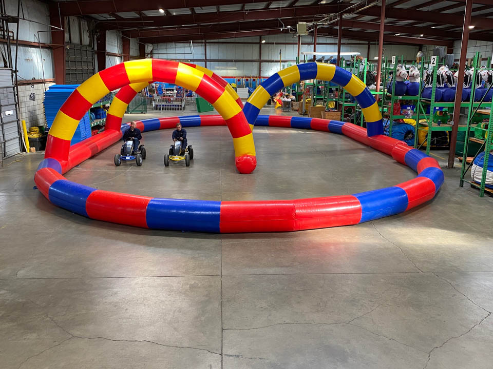 Mario Kart Racetrack w/ Karts (ages 4-9) - Inflatable Racetrack Rentals in  Houston