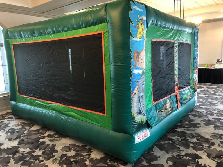 Jr. Jungle Jump Inflatable Bounce House w/ Ball Pond Rental
