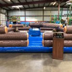 Inflatable Mechanical Redneck Log Slammer Wipeout Meltdown Rental Cincinnati Ohio