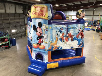 Walt Disney's Mickey Mouse Fun Factory Inflatable Bounce House Rental Cincinnati Ohio