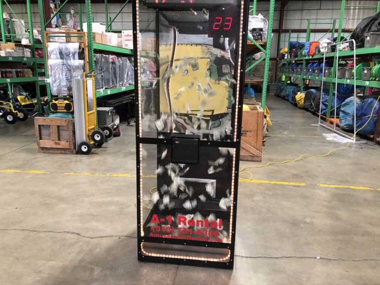 Money Machine Cash Cube Booth Cincinnati A1 Amusement Party