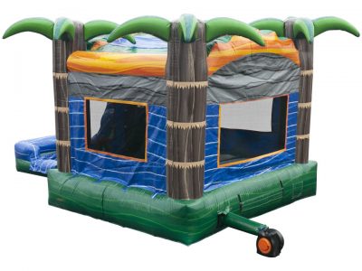 Tropical Monsoon Madness Wet/dry Bounce House Water Slide Inflatable Combo rental cincinnati ohio