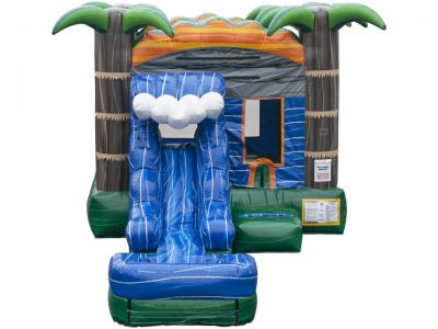 Tropical Monsoon Madness Wet/dry Bounce House Water Slide Inflatable Combo rental cincinnati ohio