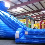 Monster Wave Dual Lane Inflatable Water Slide Rental Cincinnati Ohio