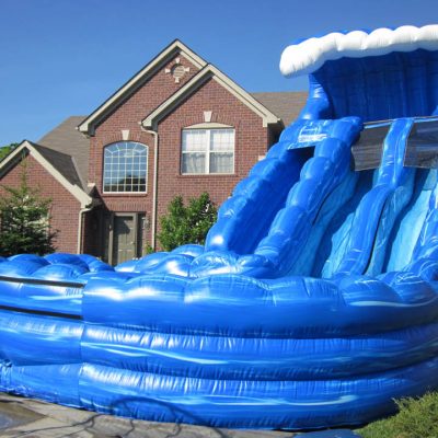 Monster Wave Dual Lane Inflatable Water Slide Rental Cincinnati Ohio