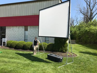 Portable Frame Movie Screen Rental Cincinnati Ohio