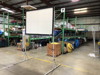 Portable Frame Movie Screen Rental Cincinnati Ohio