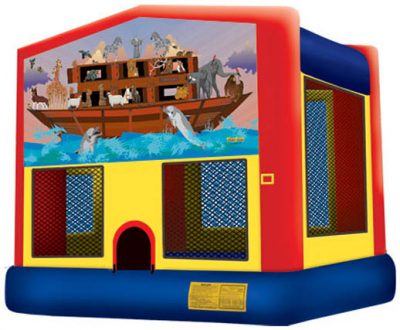 Panel Noah's Ark Inflatable Bounce House Castle Bounce Slide Combo Rental Cincinnati Ohio